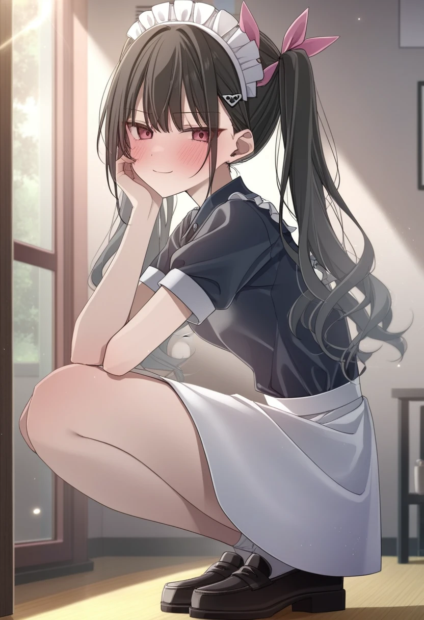 obra de arte,mais alta qualidade, sem Blusa, sem saia plissada,, lateral,l,sex,poa cama,(nas costas),vestido,(olhos meio fechados),dona de casa,perfect teeth 8k resolution from the front looking at the viewer in panties