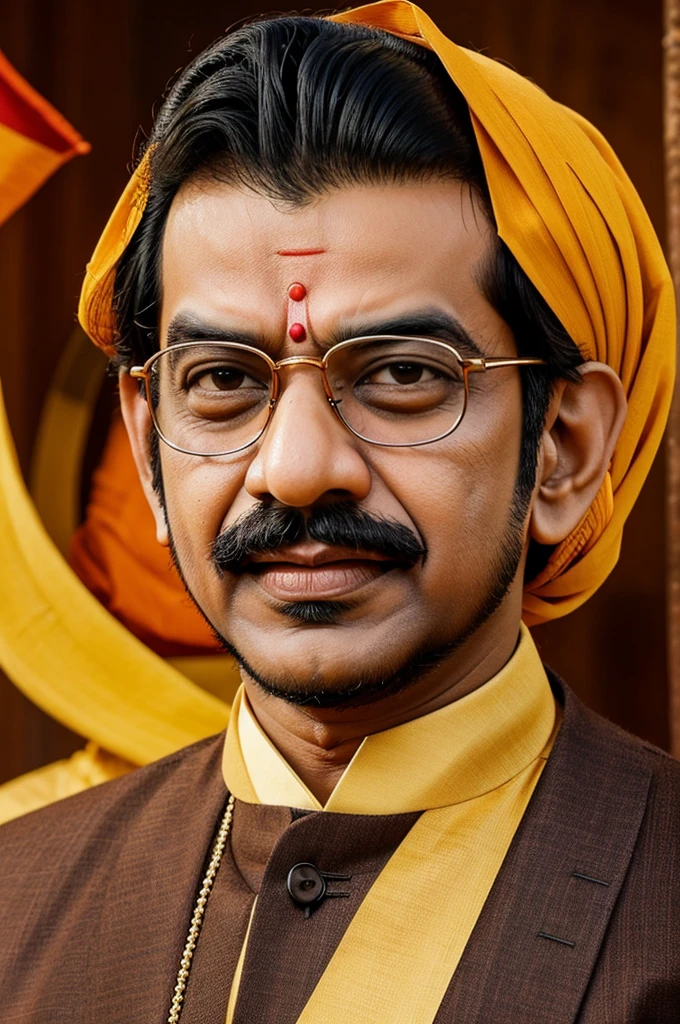 Create a pic of balasaheb thakrey