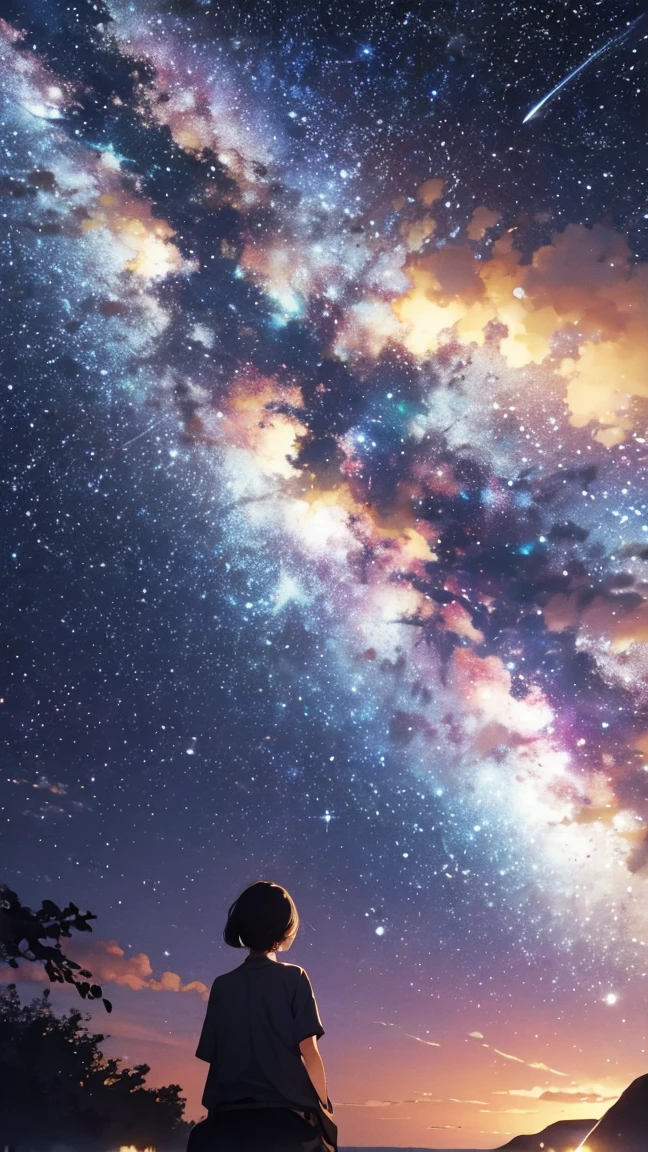 milky way,Tanabata,Summer Triangle,