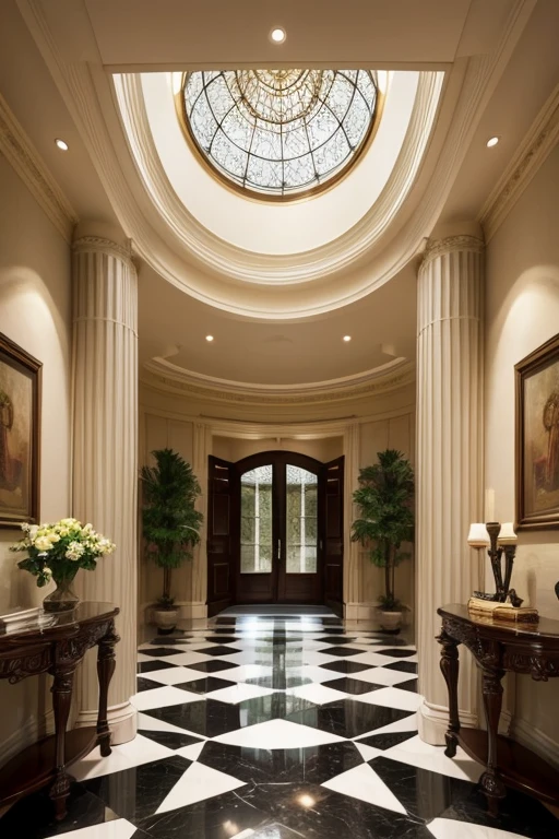 Luxury House、Entrance hall、Atrium