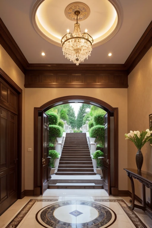 Luxury House、Entrance hall