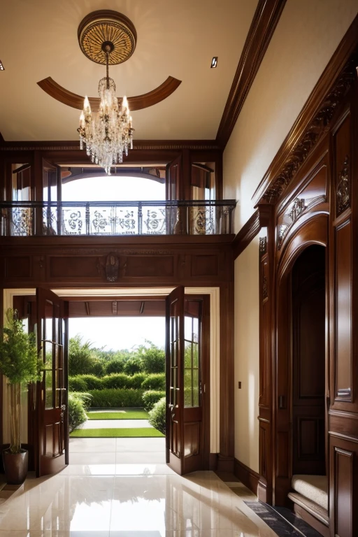 Luxury House、Entrance hall