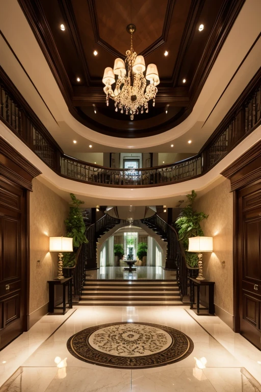 Luxury House、Entrance hall、Atrium