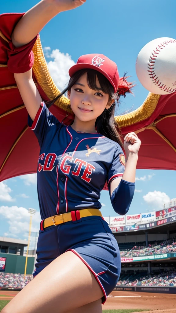 Dragon Girl Victory Baseball