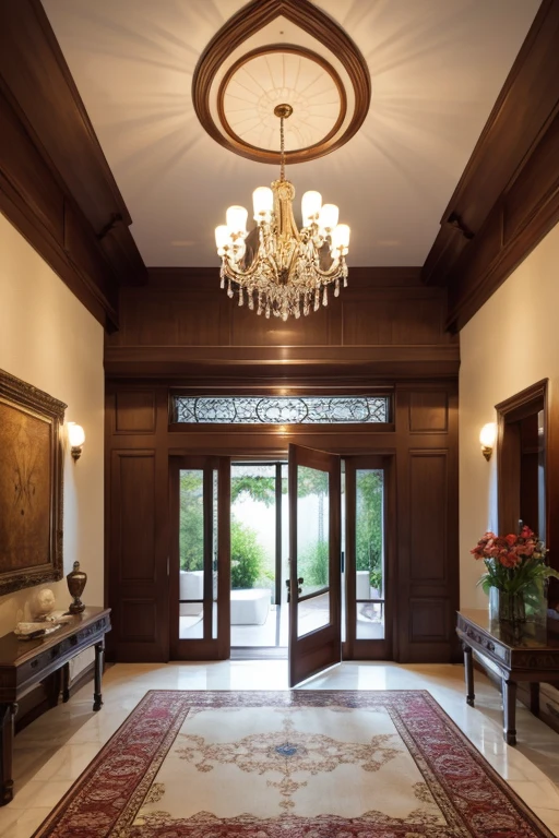 Luxury House、Entrance hall