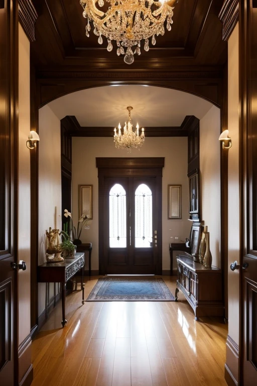 Luxury House、Entrance hall