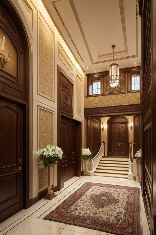 Luxury House、Entrance hall