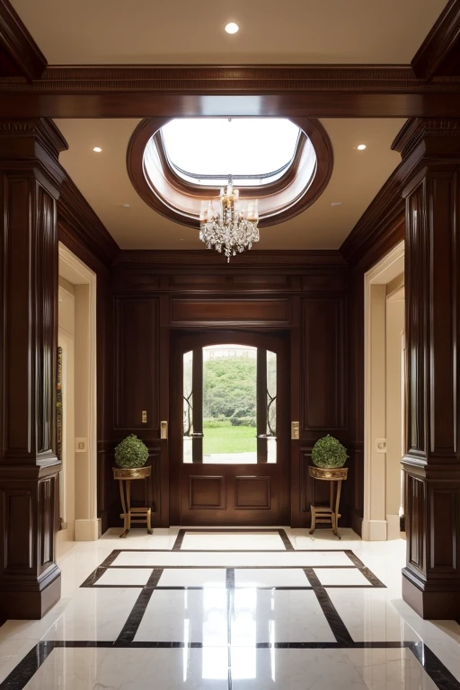Luxury House、Entrance hall