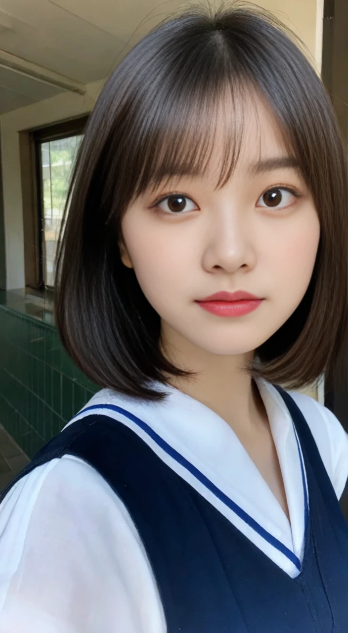 A brilliant goddess with a sharp gaze