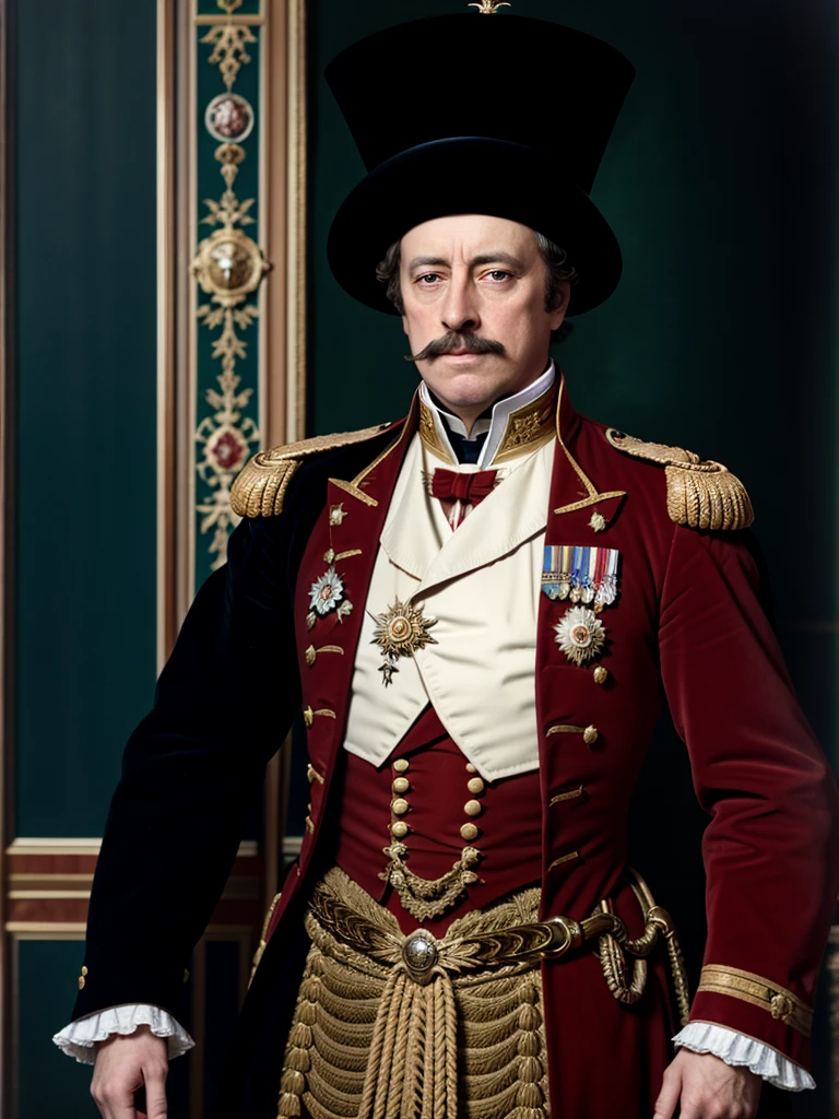 Napoleon III、Emperor of France、French、cool、Military uniform、 oil、Revolution