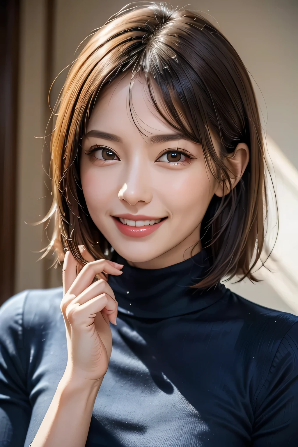 Tabletop, Highest quality, Very detailed, Shine, Shine光, Ray Tracing, hard diskR, Written boundary depth, (Perfect Face, Detailed face, Beautiful Eyes,Perfect hands,Perfect Fingers), 8K,hard disk,Ultra-realistic faces,Ray Tracing,Perfect lighting,Highest quality, Very detailed, Shine目, (Looking at the audience,smile with open mouth:1.1), ((1 Girl)), (Mature Woman:1.4), chic,
1 Girl,alone, Upper Body, (Police uniform), smile