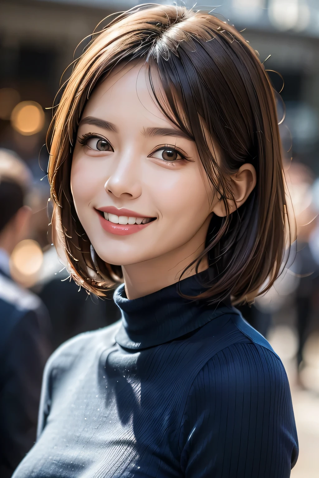 Tabletop, Highest quality, Very detailed, Shine, Shine光, Ray Tracing, hard diskR, Written boundary depth, (Perfect Face, Detailed face, Beautiful Eyes,Perfect hands,Perfect Fingers), 8K,hard disk,Ultra-realistic faces,Ray Tracing,Perfect lighting,Highest quality, Very detailed, Shine目, (Looking at the audience,smile with open mouth:1.1), ((1 Girl)), (Mature Woman:1.4), chic,
1 Girl,alone, Upper Body, (Police uniform), smile