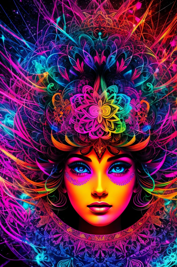 Psychedelic style image