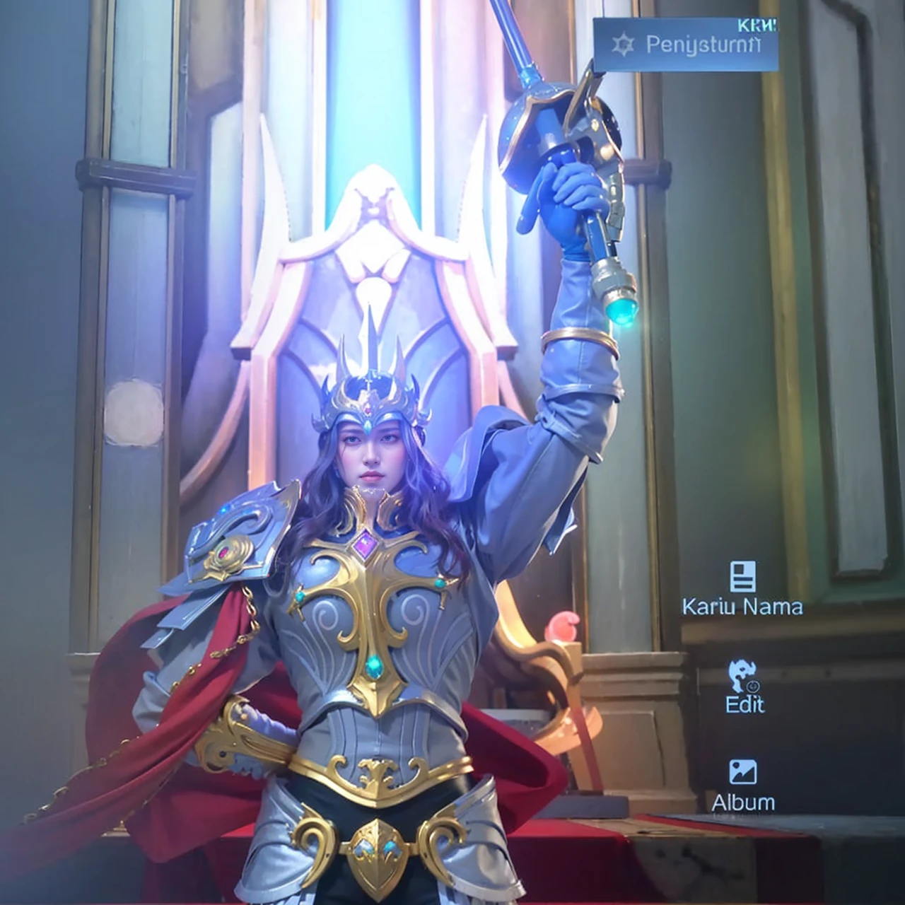(8k, best quality, masterpiece:1.2), (realistic, photo-realistic:1.37), ultra-detailed,
A detailed portrait of 1 boys 21 year old boys, fantasy character, blue eyes, tosca hair color, detail face, pale skin, face facing the camera, wearing queen costumes, zodiac suit. The scene  illuminated with professional lighting, photon mapping, and radiosity, with Tetsuya Nomura Style and a zodiac feel, gemini , zodiac gemini vibes. In the dark forest river terrible background with blur or bokeh effect, neon details, realistic light.