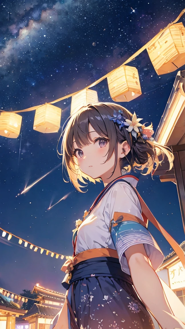 Tanabata,milky way,Summer Triangle,