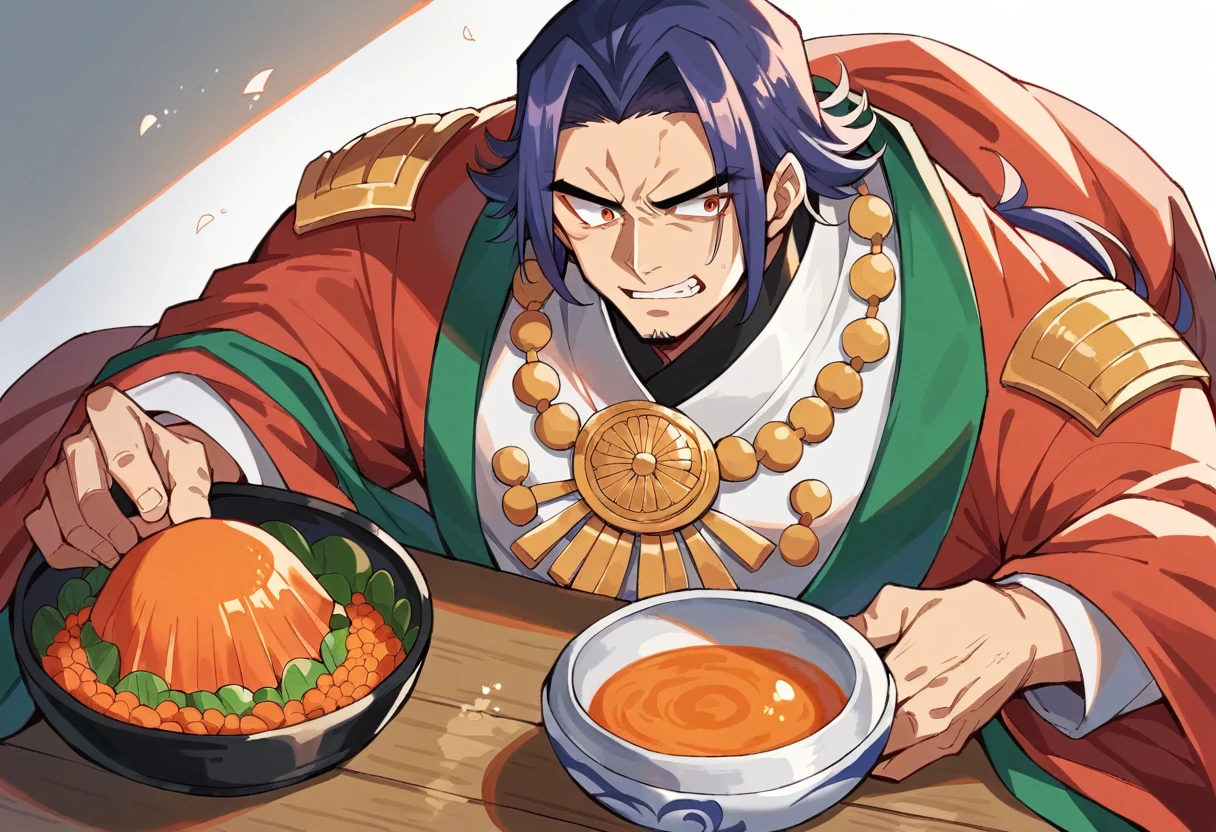 There is a bowl of soup and a bowl of rice on the table., ❤🔥🍄🌪, delicious, Sichuan, Complex!!, Sogetsu, Beasts, omina tachibana, Shogakukan, japanese fusion cuisine, !!beautiful!!, Pan Renwei&#39;s Style, beautiful image, aokamei