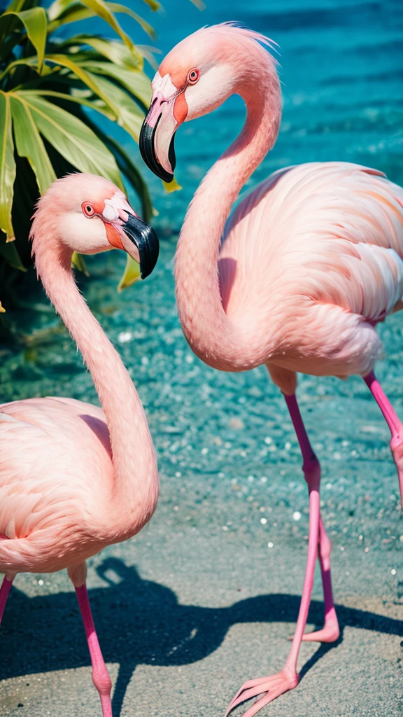 Flamingo gorgeous pink Sparkling front