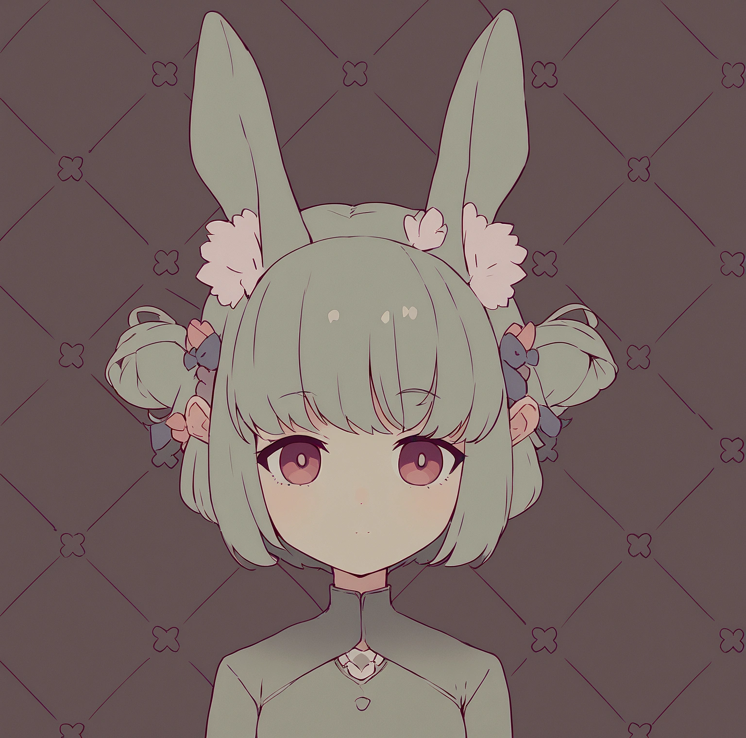 a girl standing in a dark forest