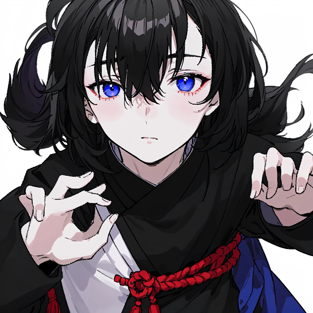 [[[whole body]]]、whole body、Character Portrait、virtual、[[[front]]]、upright、In the eye of the beholder、Focus your gaze on the front、Gazing Eyes、Black Hair、short hair、male、30th Generation、［［［［Japanese clothing、］］］］、Simple Background、Confident expression