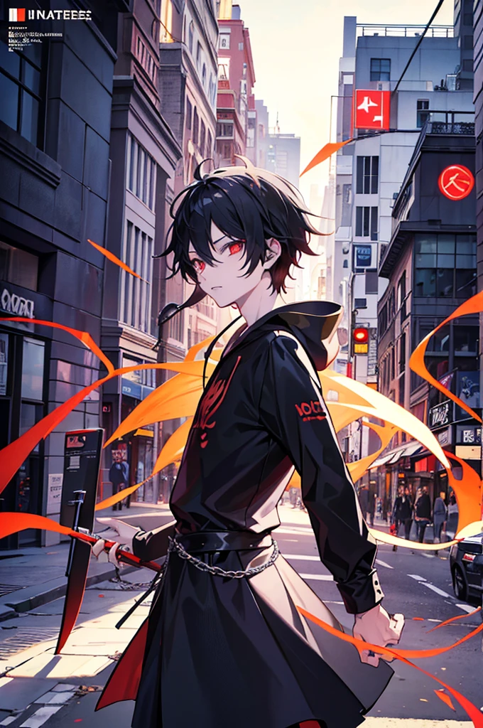 generate me a manga cover related to demons and the modern world