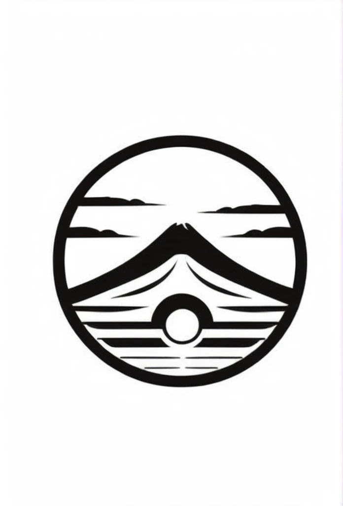 A stylish logo for a Japanese private sauna for one person、
「inn garden」A logo with a motif. A very cool, chic and modern design. The background is white.