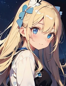 Twin-tailed、Shiny skin、 Very cute and beautiful face、shiny very beautiful skin、Very beautiful and cute sexy pale blue eyes、Beautiful very long shiny silky blonde hair、 little very beautiful cute girl、Beautiful cute bright look、clear double eyelids、