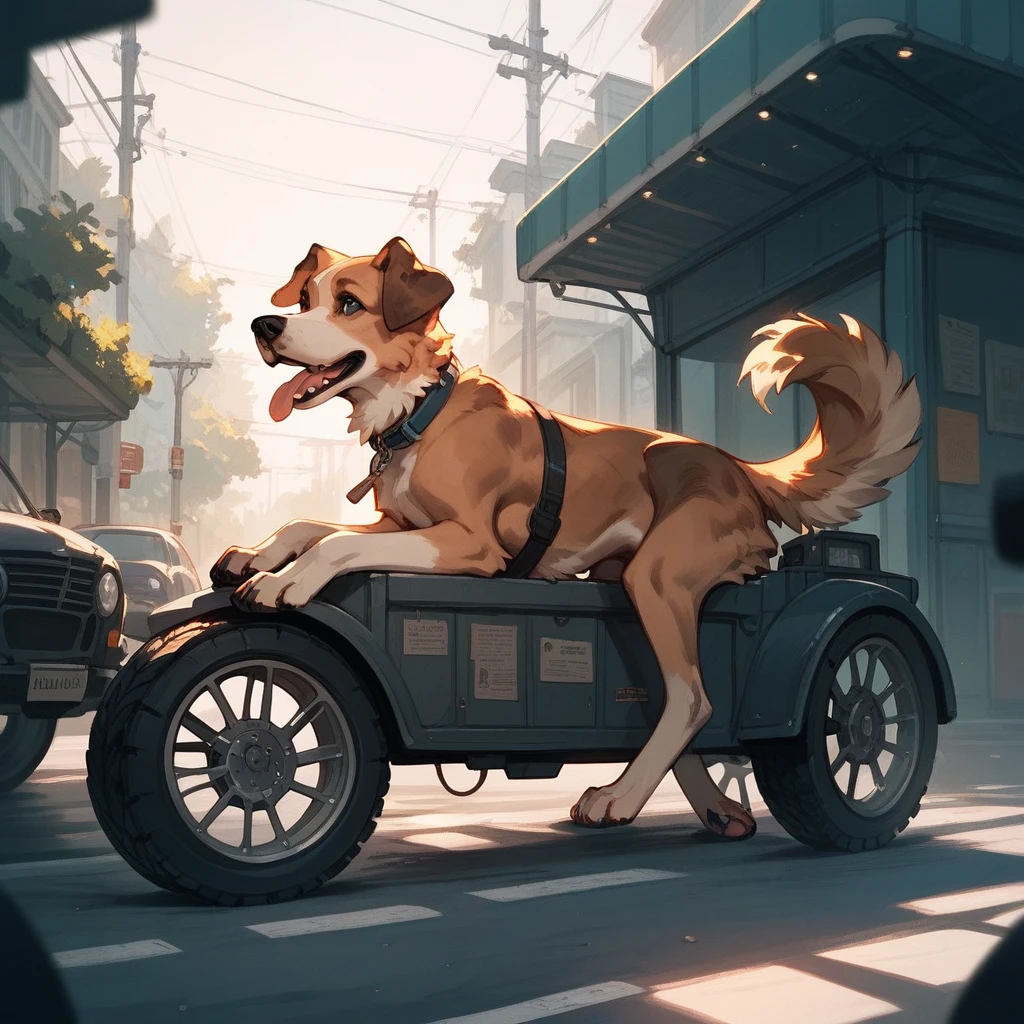 biological illustration, dog with wheels, (score_9,score_8_up,score_7_up,score_6_up,score_5_up,score_4_up)
