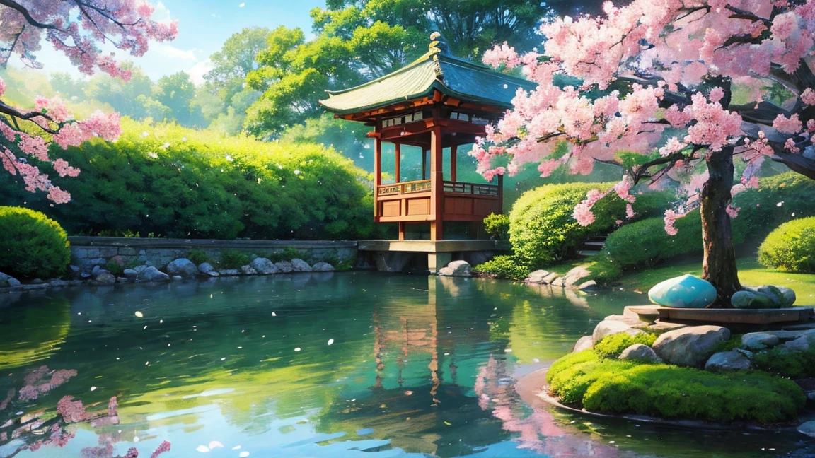 Tranquil Tea Garden (Chilled Lofi with Asian Influences): Picture yourself nestled amidst a serene tea garden, the air filled with the delicate scent of blooming flowers. Gentle wind chimes sway in the breeze, creating a soft, mesmerizing melody. Let a chilled lofi beat with a subtle Asian influence set the mood. Delicate piano melodies intertwine with the rhythmic strumming of a koto, while a melancholic violin adds a touch of serenity. This is "Tranquil Tea Garden," the soundtrack for a peaceful and focused study session, inspired by the beauty of nature and the calming vibes of chilled lofi music with Asian instruments.