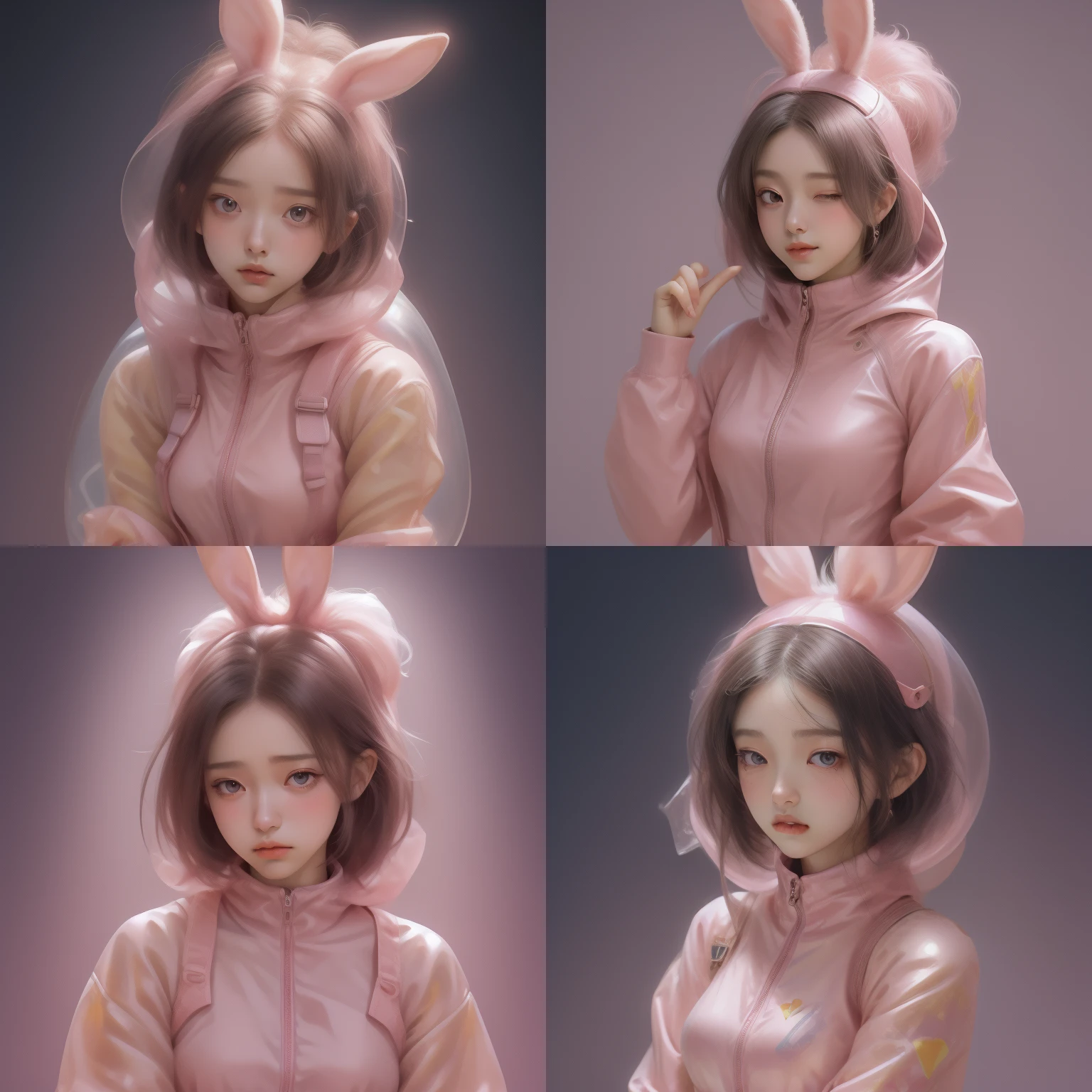 兔子头表情包
