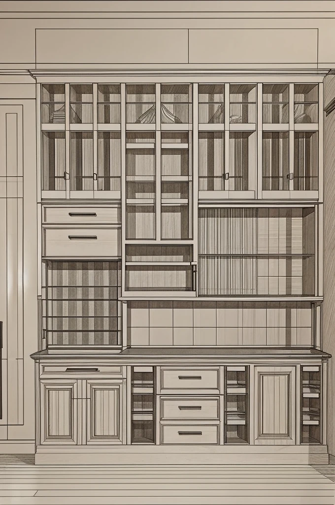 Architectural drawing furniture