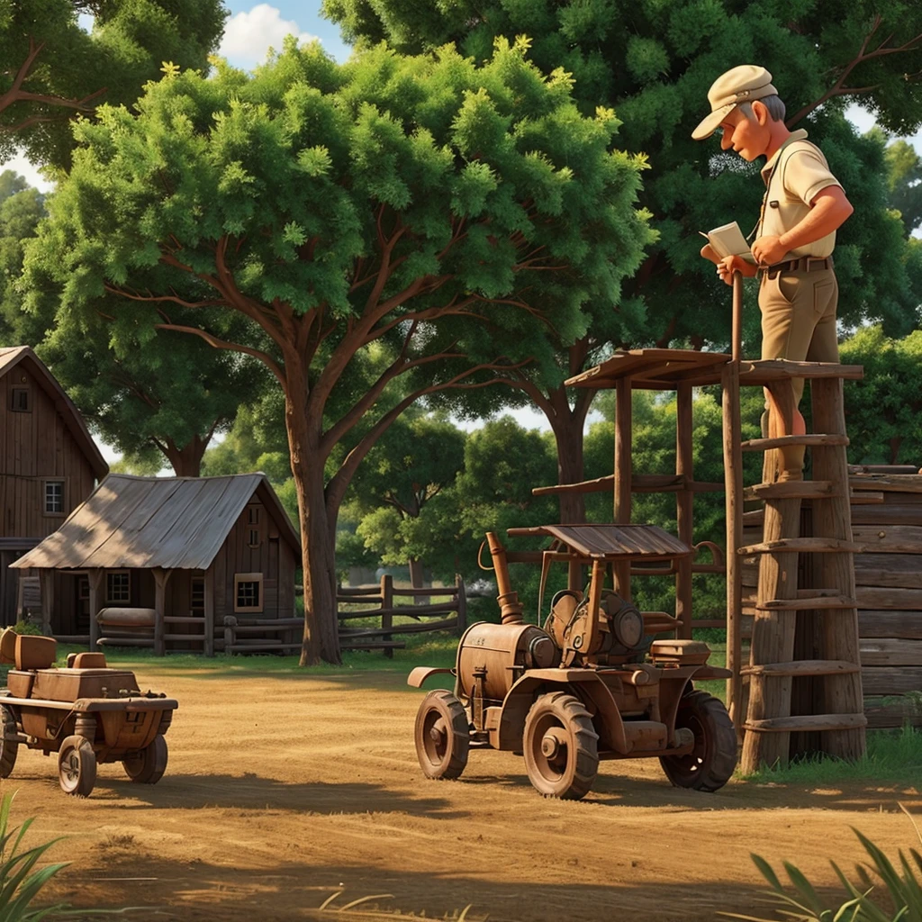A old farmers mind a idea.