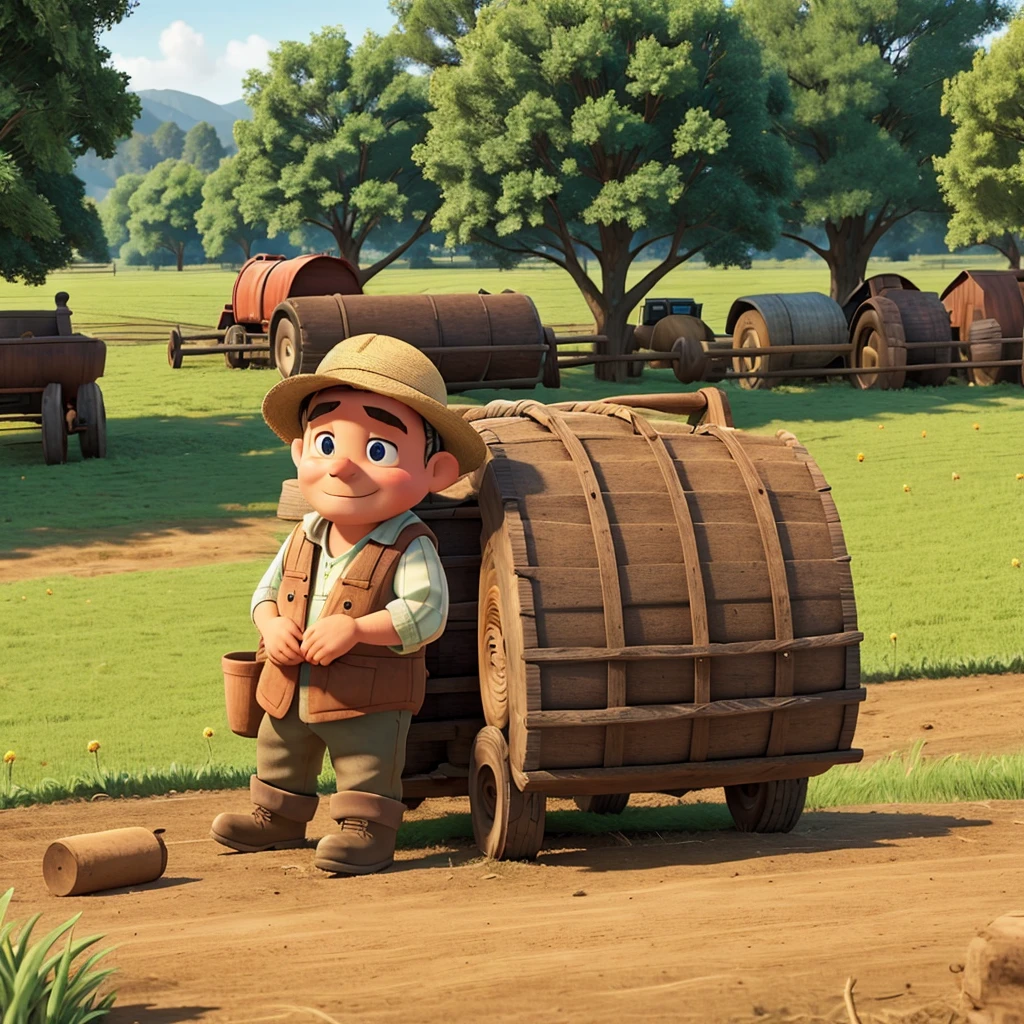 A lazy farmer.