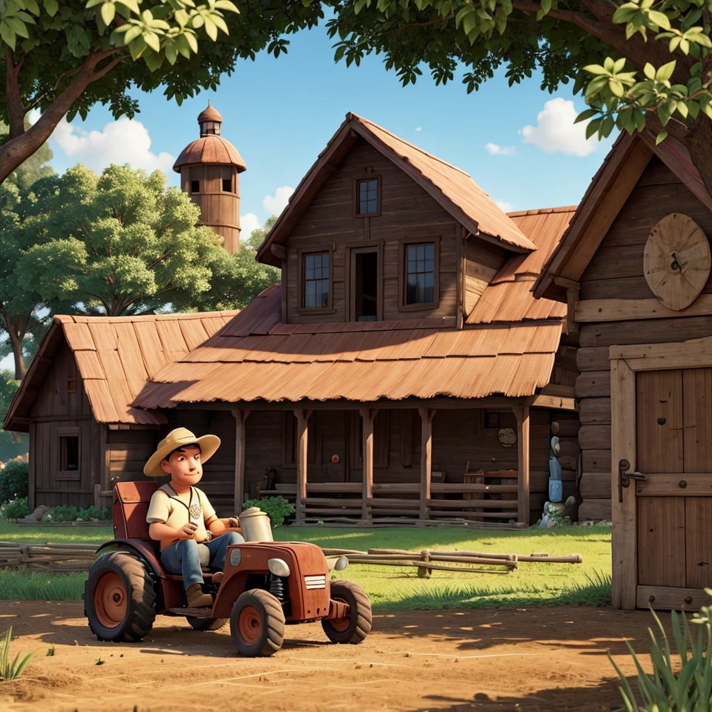 A lazy farmer.