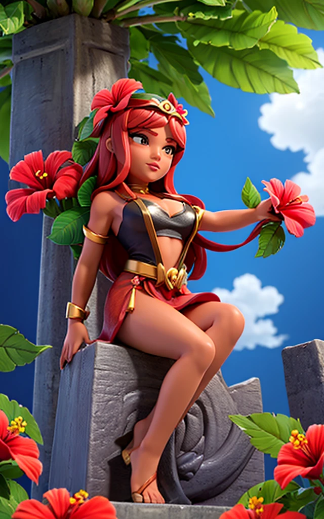 goddess of hibiscus flowers