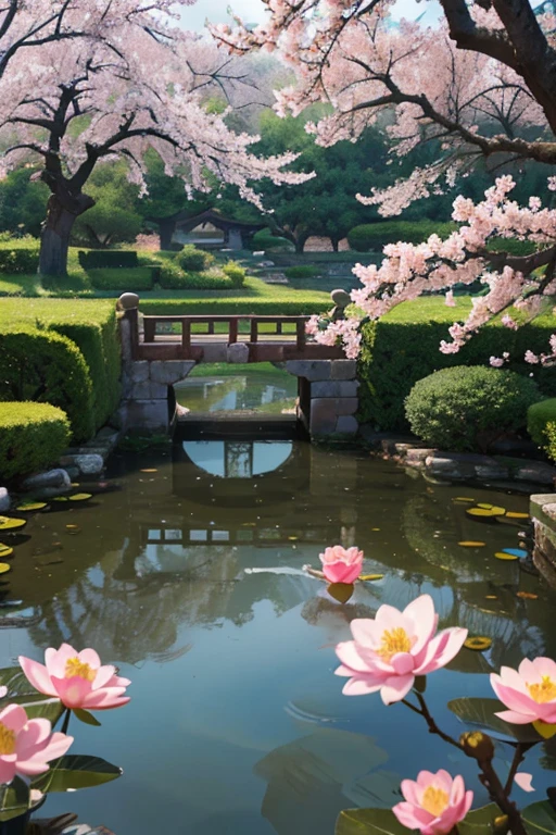 A beautiful detailed peach blossom garden in ancient China, lush peach trees in full bloom, intricate stone bridges, serene ponds with lotus flowers, exquisite traditional Chinese architecture, ancient scholars strolling through the garden, no light, at night,(best quality,4k,8k,highres,masterpiece:1.2),ultra-detailed,(realistic,photorealistic,photo-realistic:1.37),HDR,UHD,ultra-fine painting,sharp focus,physically-based rendering,extreme detail description,professional,bokeh,landscape,intricate details,