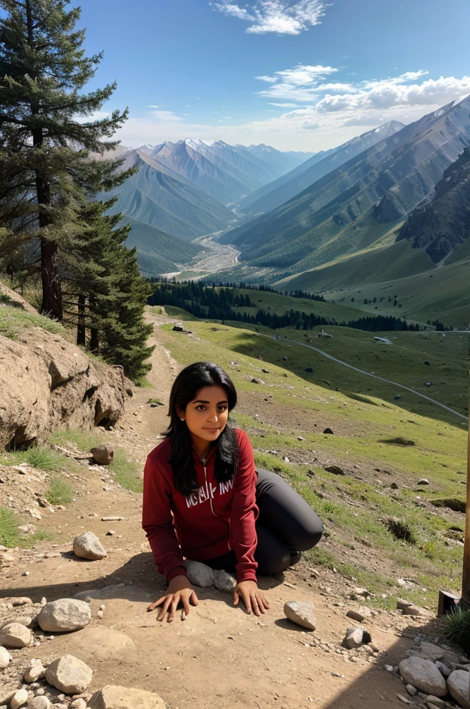 Zeenu name on moutain