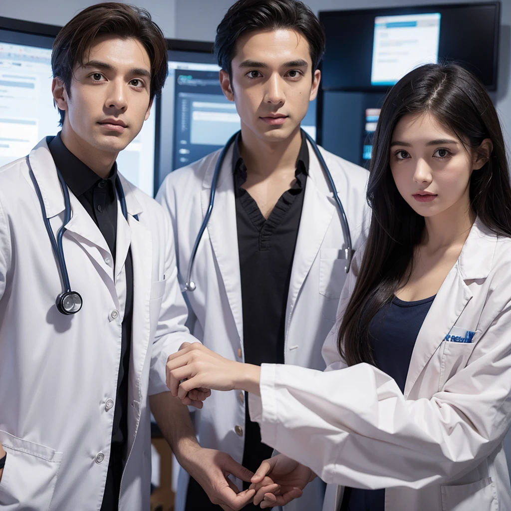 Doctor male and female