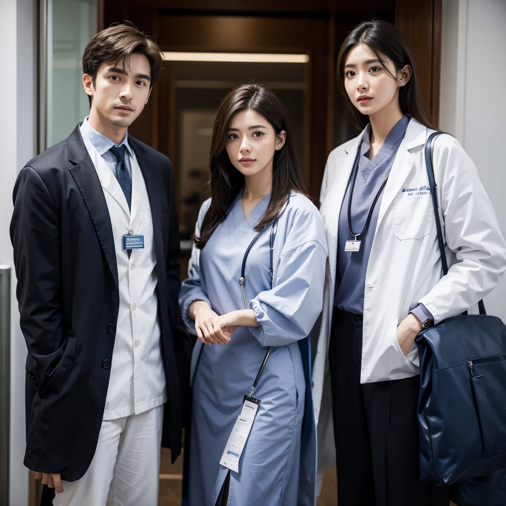 Doctor male and female