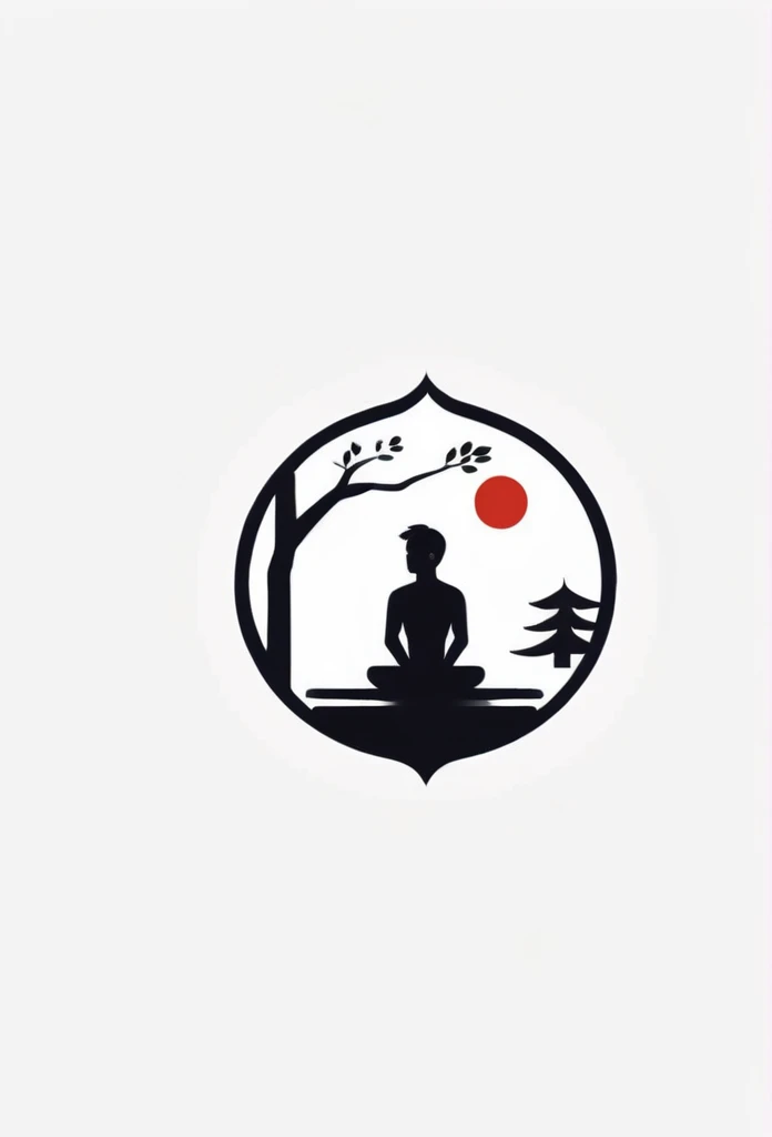 The stylish logo of a private sauna for one person in Japan,

The logo features a silhouette of a small gentlemanly man sitting quietly in a sauna and sweating

Logo with the motif of "Beautiful Japanese Ryokan Garden"



Pretty cool
chic and modern design

White background