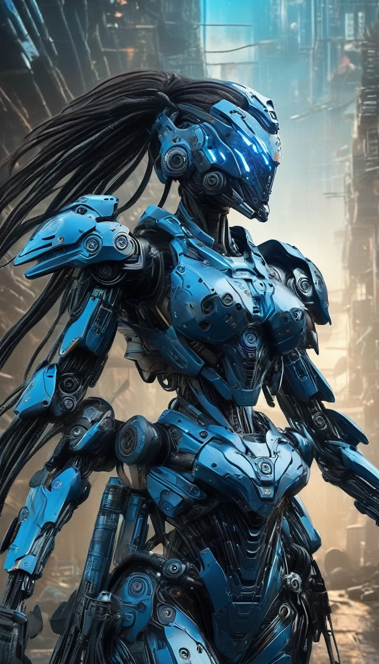 (cowboy shot), photo of a girl, (futuristic), black,
(curvy body), (huge breast:1.2), (thick thighs:1.2), cyan,
(kick-attack_pose:1.4),
<lora:ArmorSuit_v01:0.55> armorsuit,<lora:urbantechwear:0.9> urban techwear, outfit,
(strong wind, floating debris and Fragments),
cyberpunk background, ,
(detailed, best quality, realistic), rim light, luminous lighting, enchanting radiance