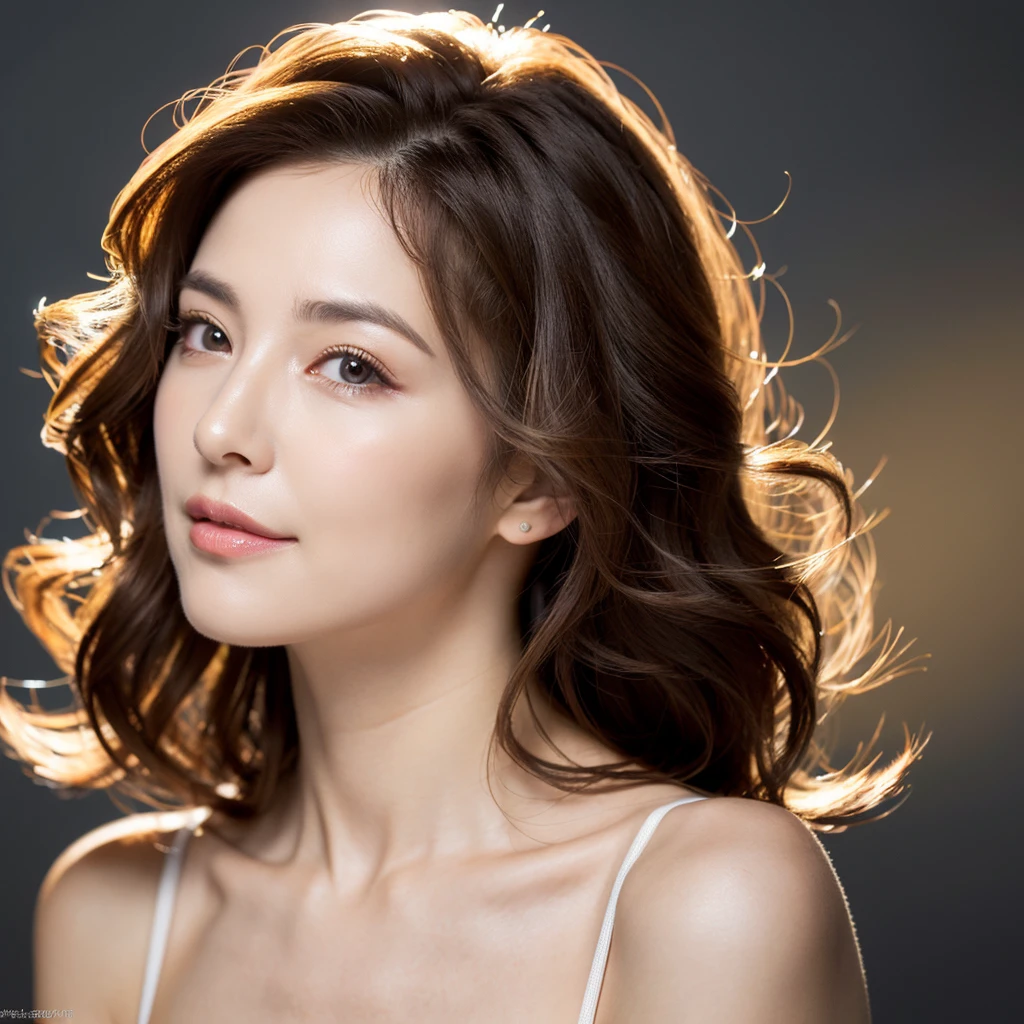 Beautiful mature woman with beautiful wavy long hair, Sexy Mature, Ultra-high resolution,(Realistic:1.4), ((Highest quality)), ((masterpiece)), (be familiar with),