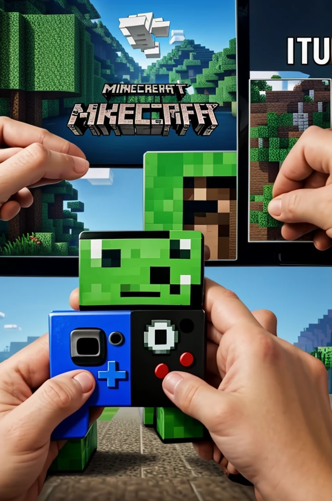 Make Minecraft Livestream thumbnail for YouTube channel