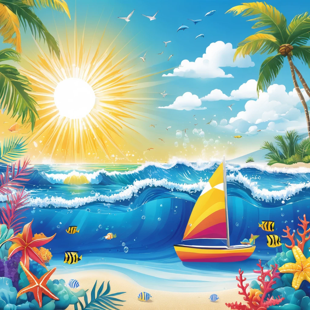It's summer　It's the ocean　It&#39;s a swimsuit