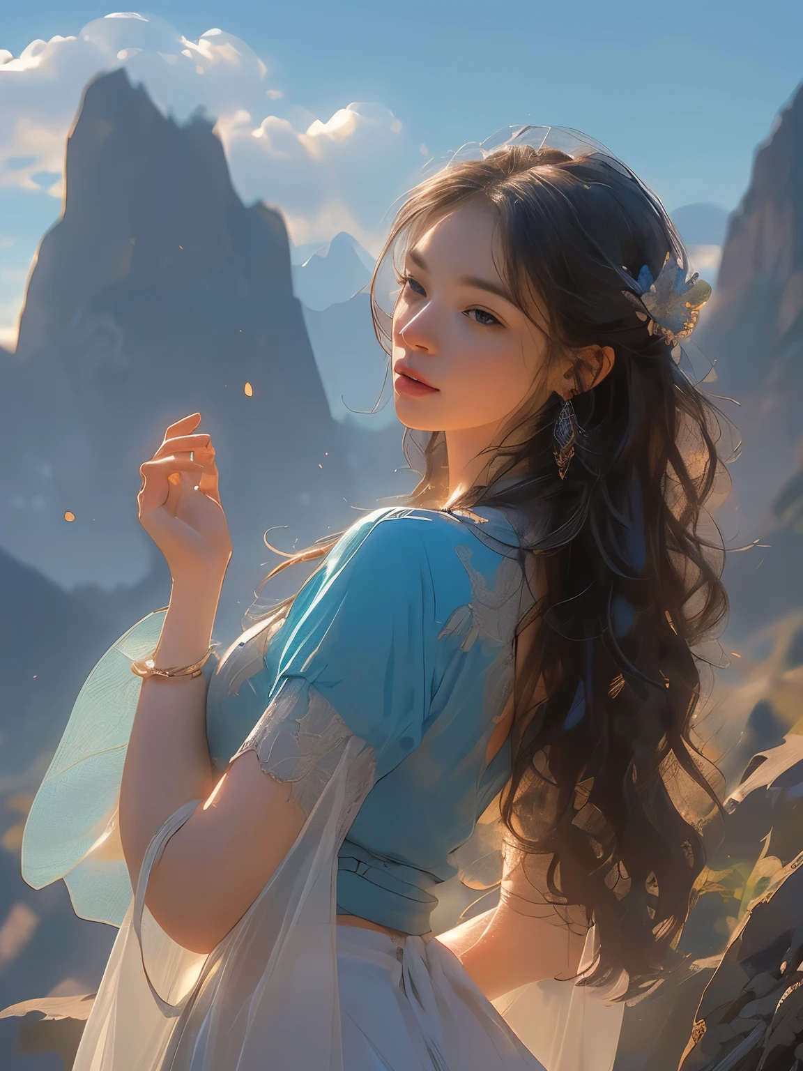 (8K, Highest quality, masterpiece)，{Realistic, RAW Photos, Super Fine Clear, Portraiture, (Influenced by impressionist paintings:1.6)}, Realistic Light, Detailed skin, (A beautiful woman with a slim figure, Age 25, Ancient Roman Athletes:1.5), Thin legs, fine grain, Long white hair, Detailed fingers, thin, Sexual, Expressions of Ecstasy, (Big, bouncy, firm bust:1.4), (Ancient Roman Dresses:1.2),(The dress has a wide opening at the chest;1.6), Exposing the breasts, (Colosseum in ancient Rome:1.8), Wide and beautiful view, (Mountain side, River side:1.5), (Surrounded by animals and birds:1.2), Alluring, Grim expression, dynamic sexy poses, dash, Run, Run