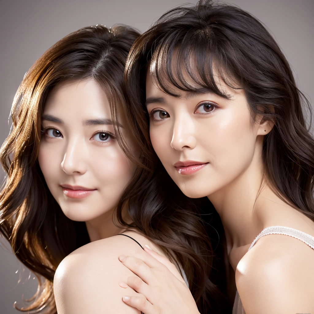 Beautiful mature woman with beautiful wavy long hair, Sexy Mature, Ultra-high resolution,(Realistic:1.4), ((Highest quality)), ((masterpiece)), (be familiar with),
