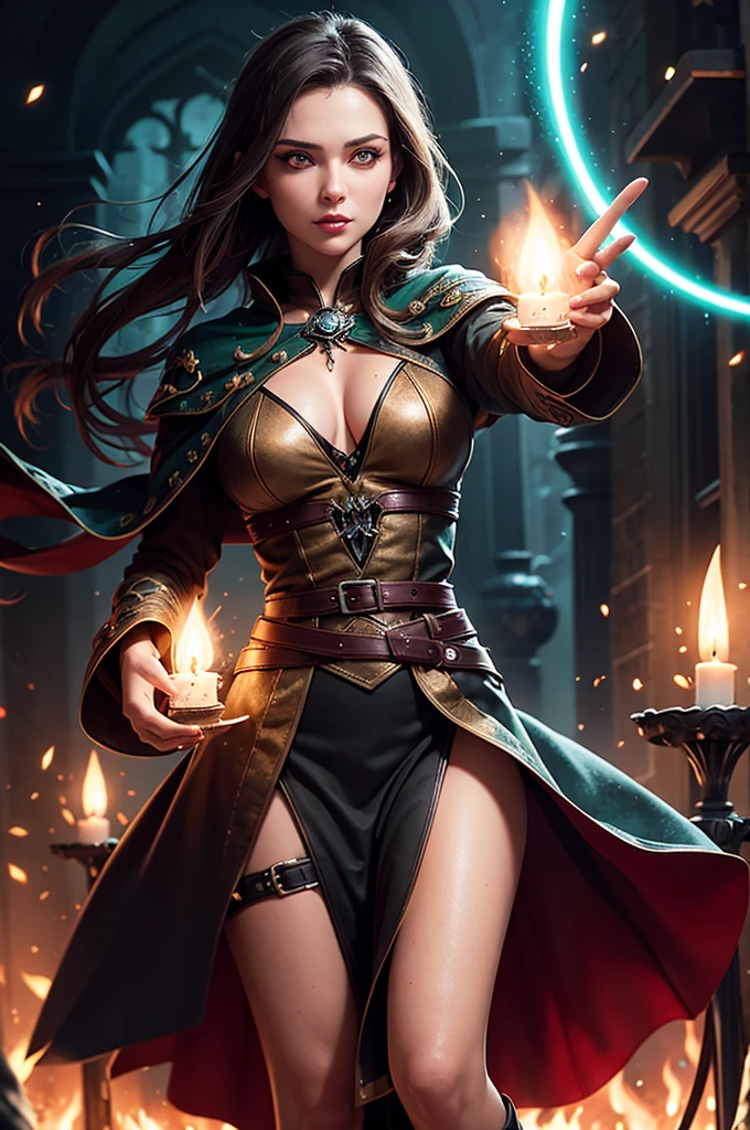(1 person,sexy ukrainian women:1.2),Silver eyes,brown hair,Undercut,
looking-down, solo, Half shot, detailed back ground, Detailed face, (V0id3nergy, Void theme:1.1) evil mage, Tattered blue magic robes, A determined expression, Green color scheme, dark green light, summon circle, glowing magical text, dark ambiance, shadowing, realistic illumination, Floating particles, spark of light, Surrounded by red lightning to cast a spell, summoning, (thick melt candle:0.8), red arcane symbol, Eyes hungry for strength, bloom
SCG,nude full body