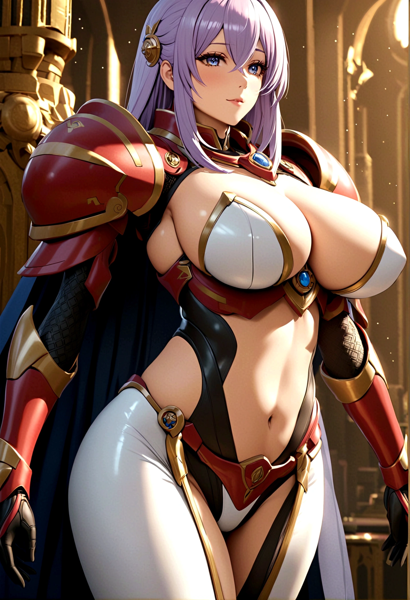 best quality big breasts priestess battle suit