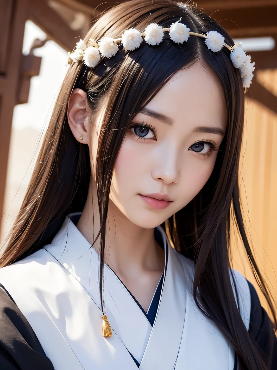 Tanabata, Orihime and Hikoboshi, twinkling stars, Milky Way, black hair, court, female Orihime in noble clothes like Chinese royalty wear, long hair, male Hikoboshi in Chinese Han clothes, holding hands and looking at each other, mystical effect, masterpiece, top quality, ultra-detailed, super detailed, 4K, 8K, ((clearly drawn face)), ( Beautiful detailed eyes, super detailed skin))