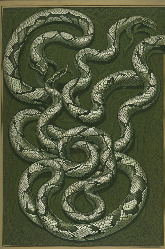 hydra, giant poisonous snake with seven heads