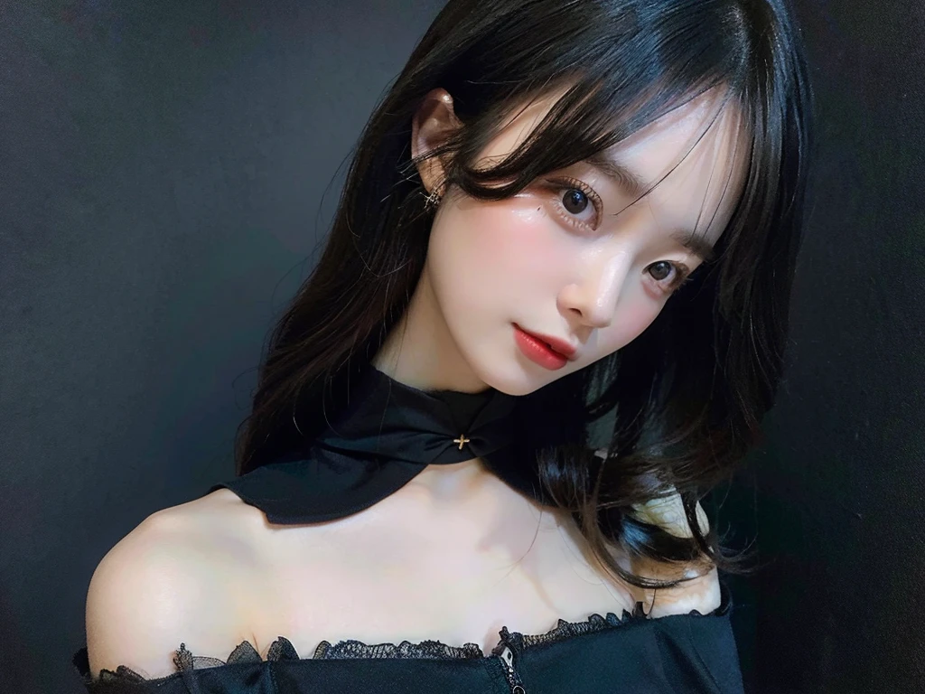 ((masterpiece)), (best quality),(detailed),1 Girl,Black Silk